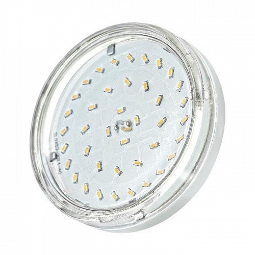 Лампа светодиодная PLED-ECO-GX53 6Вт таблетка 3000К тепл. бел. GX53 510лм 230В JazzWay 4897062851970